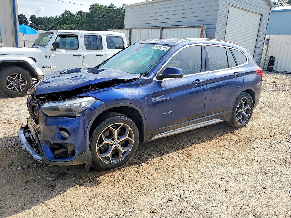 2018 BMW X1 VIN WBXHU7C39J5H45281 COPART salvage auction — FRONT END, Ga - Certificate Of Title, sold $275 on 2026-07-28 (photo 1)