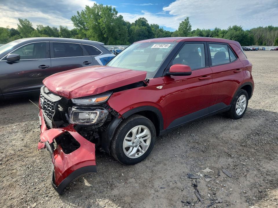 2025 Hyundai Venue VIN KMHRB8A34SU359061 COPART salvage auction — FRONT END, Ma - Cert Of Title-Salvage, sold $4,150 on 2026-07-22 (photo 1)
