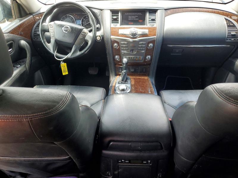 2018 Nissan Armada VIN JN8AY2NC0J9555608 COPART salvage auction — FRONT END, Tx - Salvage Vehicle Title, sold $90 on 2026-07-28 (photo 8)