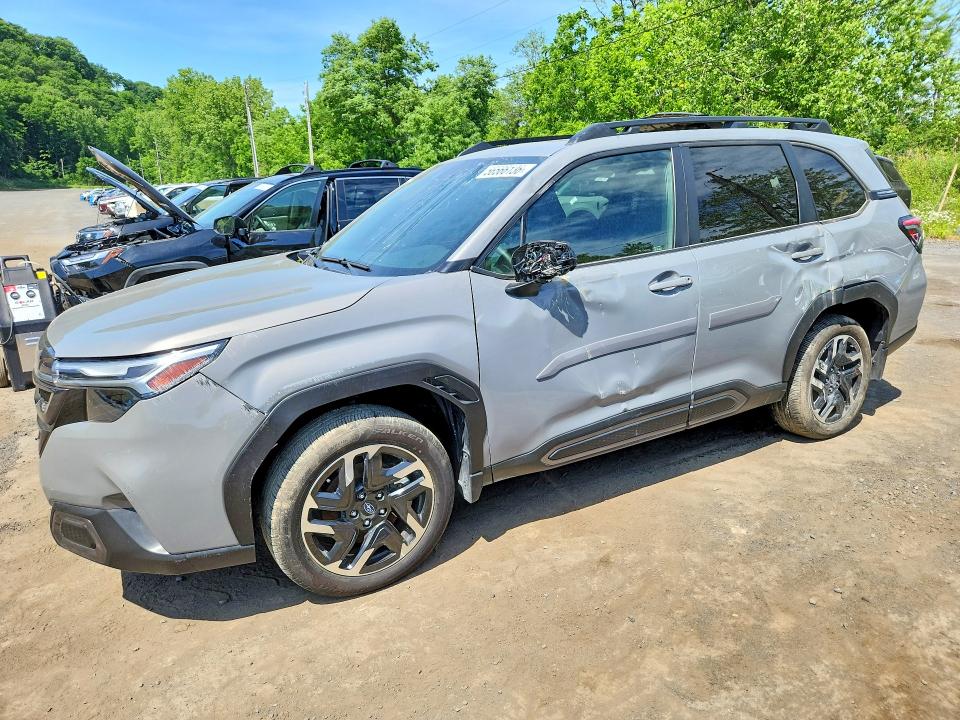 2025 Subaru Forester VIN JF2SLDNC8SH565340 COPART salvage auction — SIDE, Nj - Cert Of Title-Salvage, sold $9,100 on 2026-07-09 (photo 1)