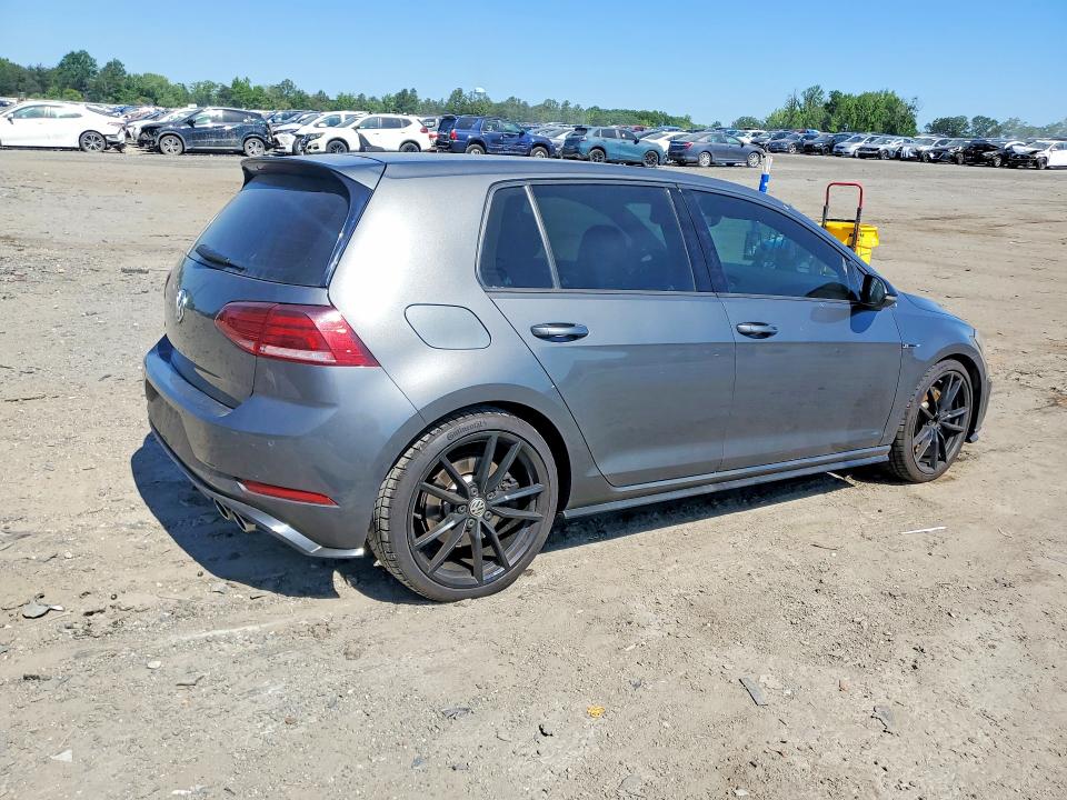 2019 Volkswagen Golf VIN WVWVA7AU0KW178066 COPART salvage auction — UNDERCARRIAGE, Va - Cert Of Title - Salvage, sold $7,200 on 2026-07-22 (photo 3)