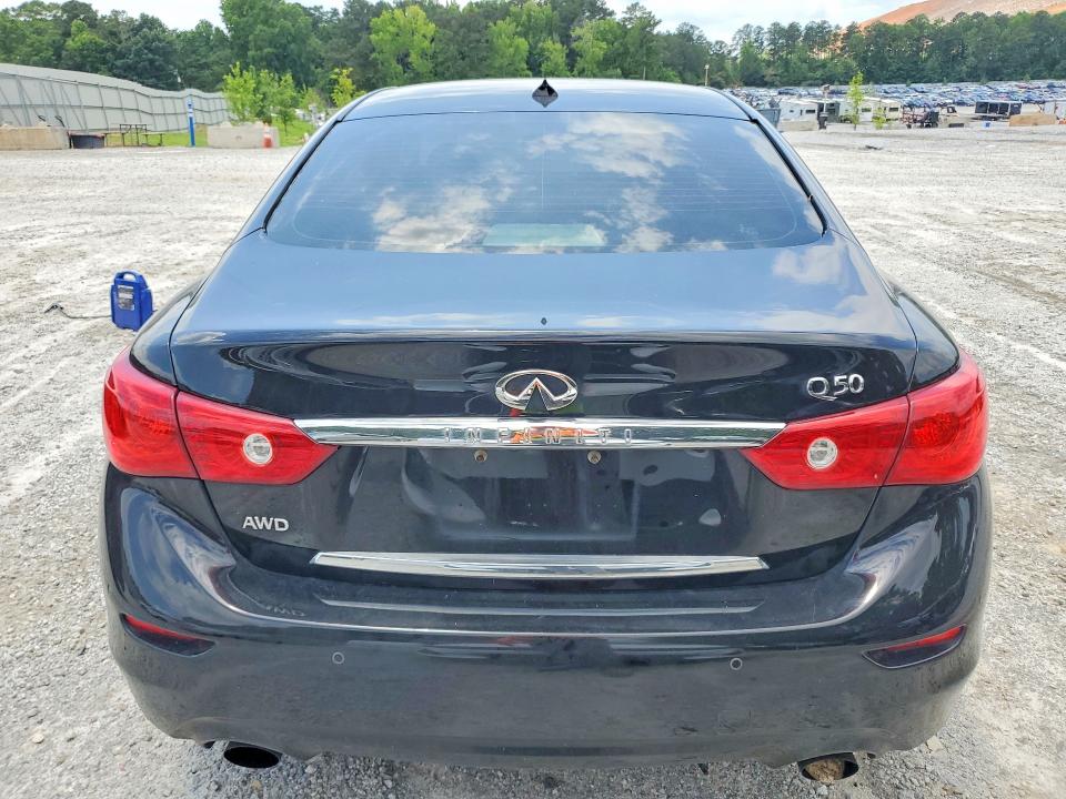 2014 Infiniti VIN JN1BV7AR8EM693631 COPART salvage auction — FRONT END, Ga - Cert Of Title-Salvage, sold $600 on 2026-07-20 (photo 6)