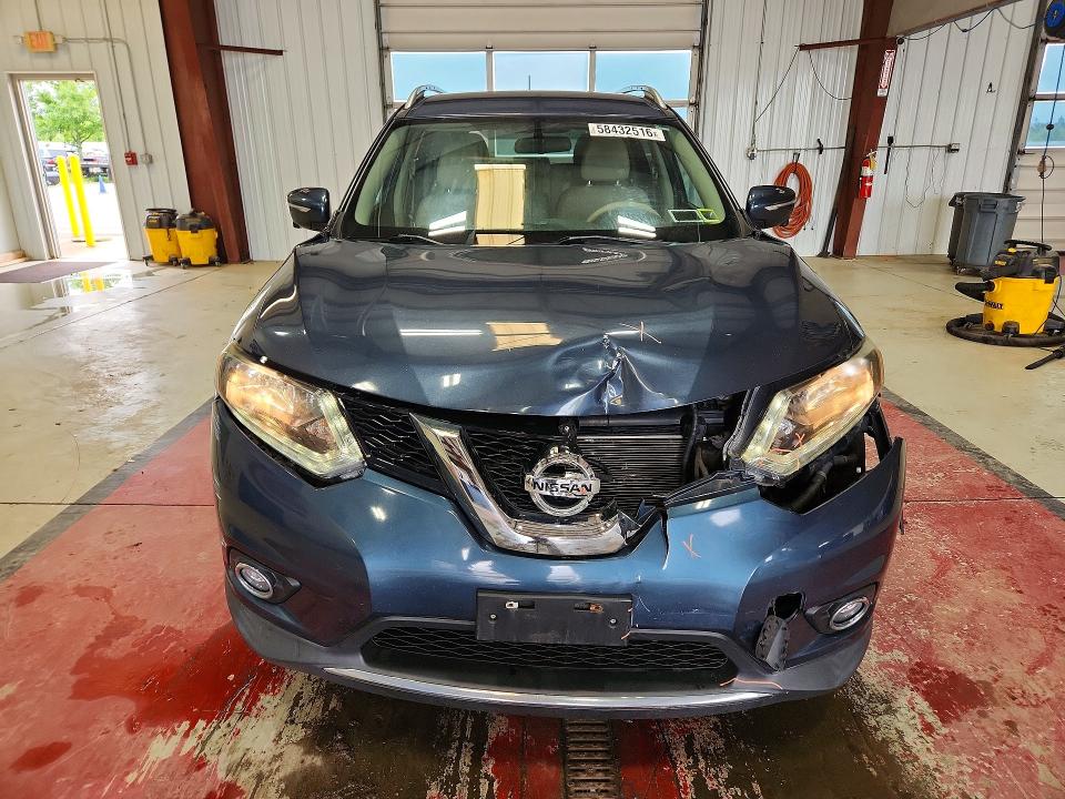 2014 Nissan VIN 5N1AT2MV5EC827653 COPART salvage auction — FRONT END, Ny - Mv-907A Salvage Certificate, sold $725 on 2026-07-06 (photo 5)