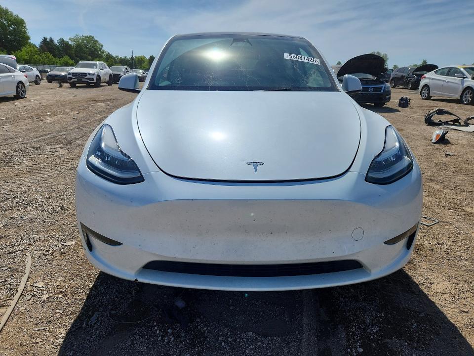 2023 Tesla Model y VIN 7SAYGDEE6PA041741 COPART salvage auction — FRONT END, Il - Salvage Certificate, sold $1,100 on 2026-07-21 (photo 5)