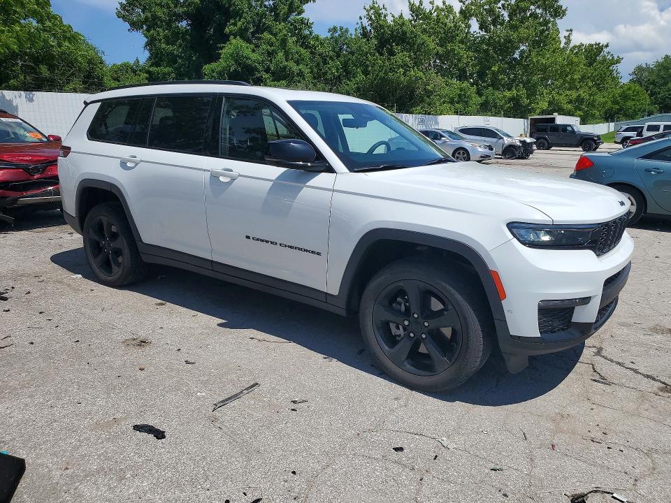2023 Jeep Grand cherokee l VIN 1C4RJKBG7P8845658 COPART salvage auction — FRONT END, Mo - Certificate Of Title, sold $23,750 on 2026-07-16 (photo 4)