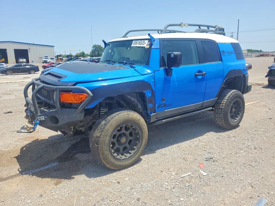 2007 Toyota Fj cruiser VIN JTEBU11F770004445 COPART salvage auction — SIDE, Ok - Certificate Of Title, sold $3,150 on 2026-07-09 (photo 1)