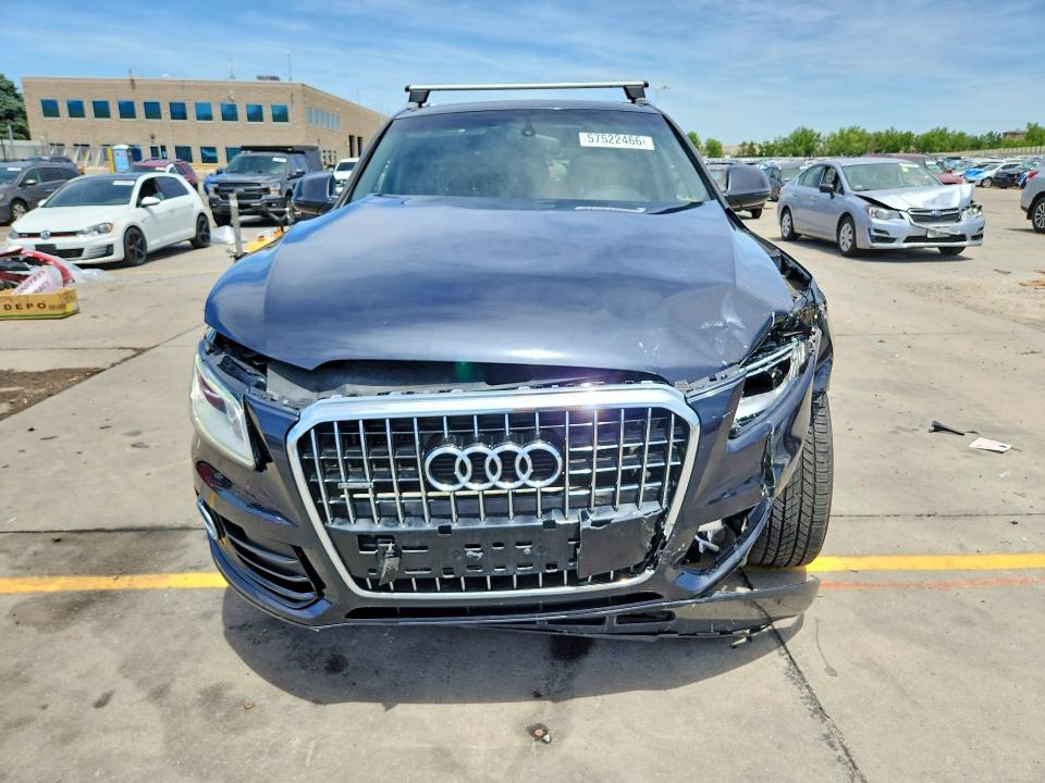 2014 Audi Q5 VIN WA1CMBFP4EA077631 COPART salvage auction — FRONT END, Co - Public - Salvage Title, sold $3,450 on 2026-08-03 (photo 5)