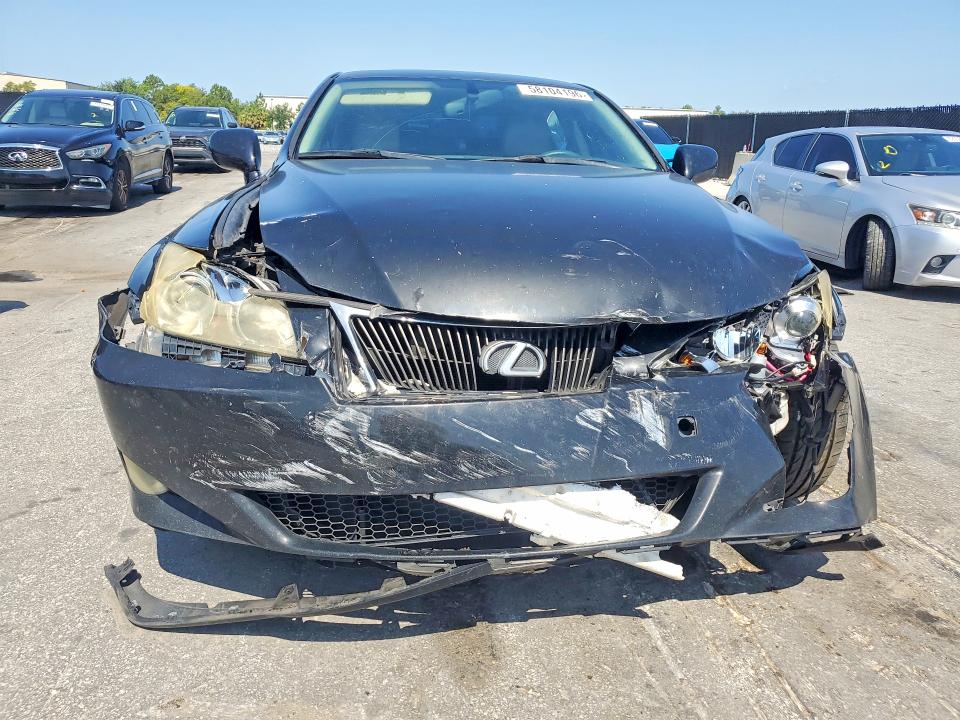 2008 Lexus Is VIN JTHBK262182070659 COPART salvage auction — FRONT END, Fl - Cert Of Title Slvg Rebuildable, sold $375 on 2026-07-14 (photo 5)