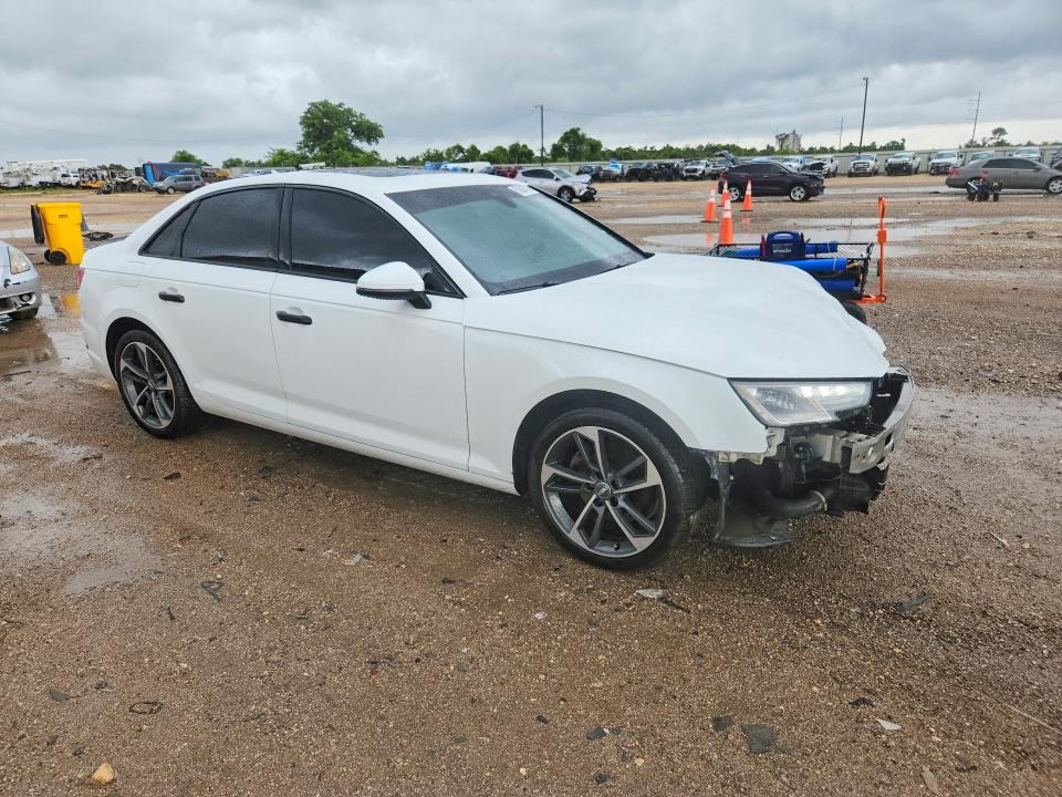 2019 Audi A4 VIN WAUGMAF47KA113795 COPART salvage auction — FRONT END, Tx - Salvage Vehicle Title, sold $1,900 on 2026-07-22 (photo 4)