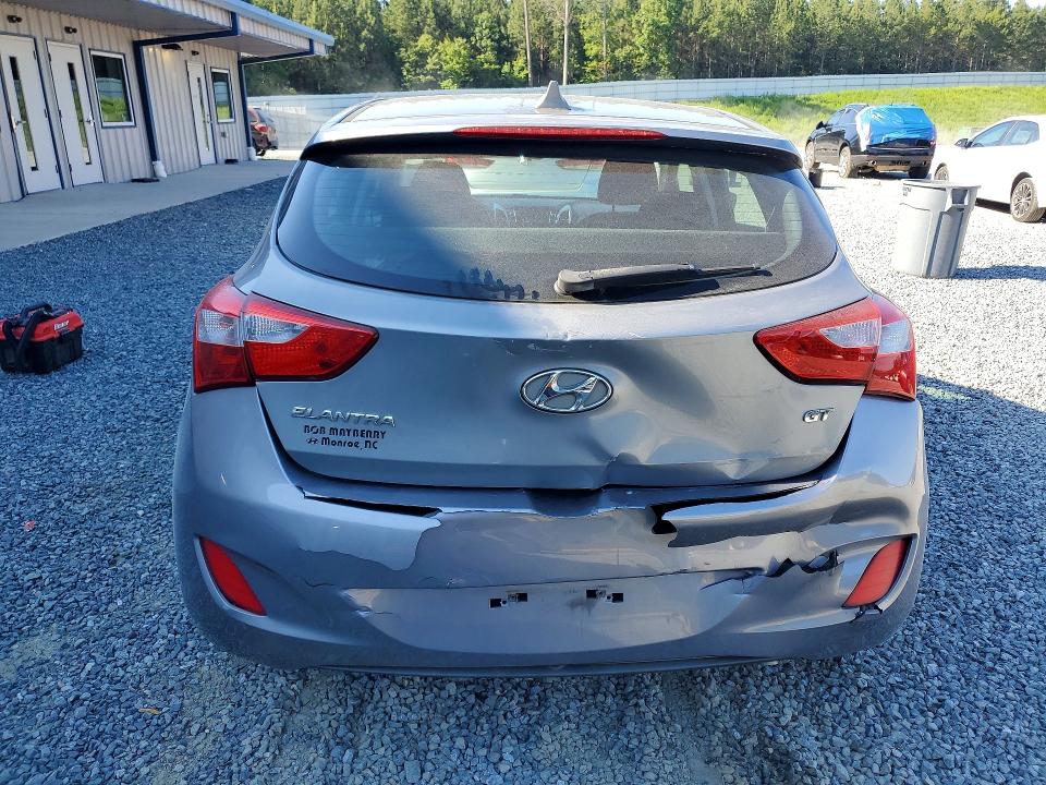 2013 Hyundai Elantra VIN KMHD35LE2DU134192 COPART salvage auction — REAR END, NC - SALVAGE CERTIFICATE OF TITLE, sold $1,350 on 2026-07-02 (photo 6)