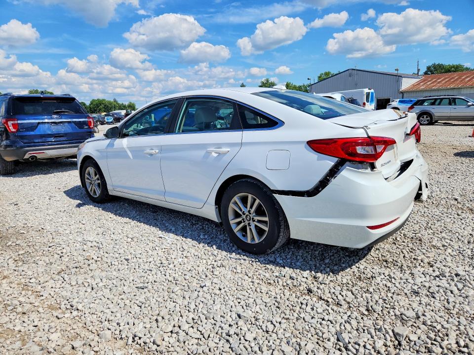 2016 Hyundai Sonata VIN 5NPE24AF2GH314255 COPART salvage auction — REAR END, OH - CERT OF TITLE-SALVAGE, sold $500 on 2026-07-02 (photo 2)
