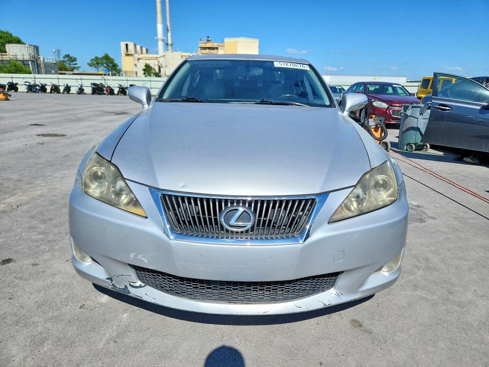 2010 Lexus Is 250 VIN JTHBF5C21A2097361 COPART salvage auction — FRONT END, Ok - Certificate Of Title, sold $900 on 2026-07-10 (photo 5)