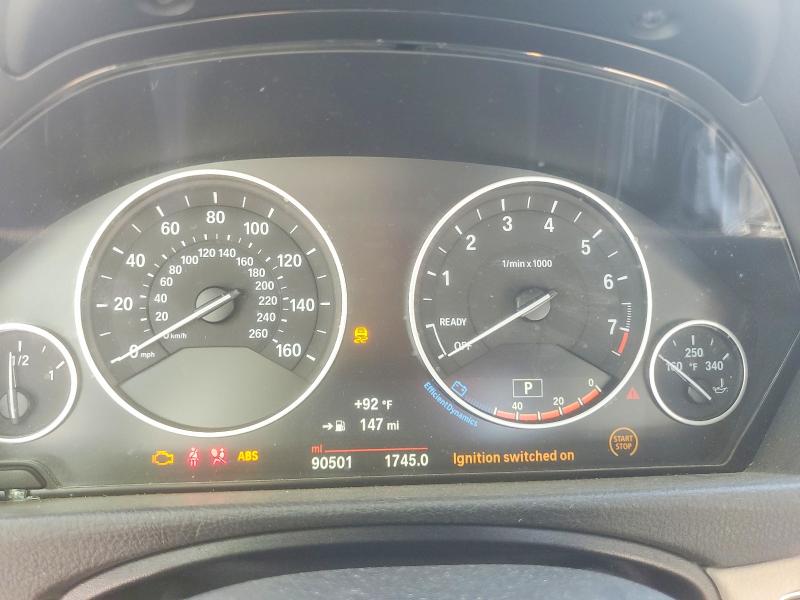 2016 BMW 3er VIN WBA8E9G58GNT45748 COPART salvage auction — SIDE, Ga - Cert Of Title-Salvage, sold $825 on 2026-07-17 (photo 9)
