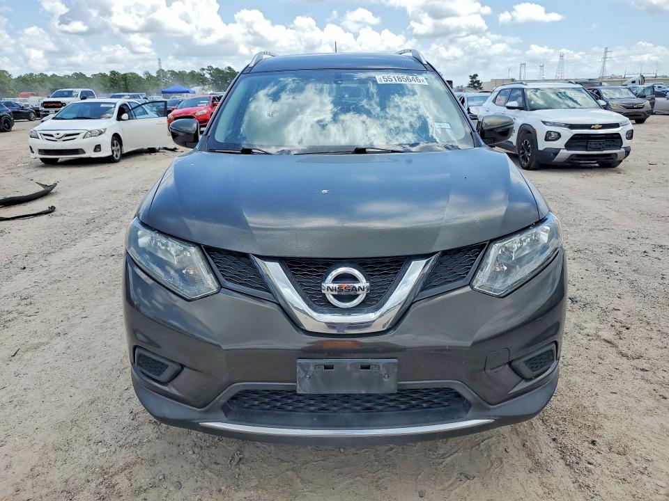2016 Nissan VIN KNMAT2MT1GP719559 COPART salvage auction — REAR END, Tx - Salvage Vehicle Title, sold $2,400 on 2026-07-31 (photo 5)