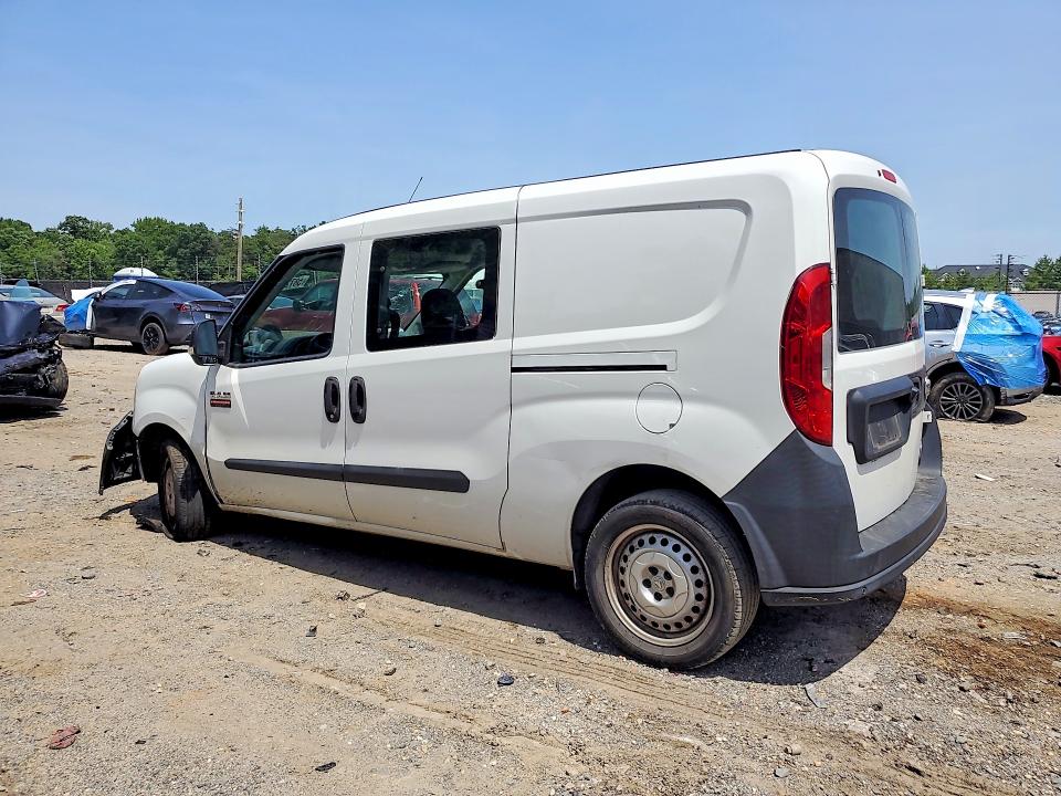 2017 Ram Promaster city VIN ZFBERFAB5H6G42985 COPART salvage auction — FRONT END, Md - Cert Of Salvage > 75% Damage, sold $1,000 on 2026-08-12 (photo 2)