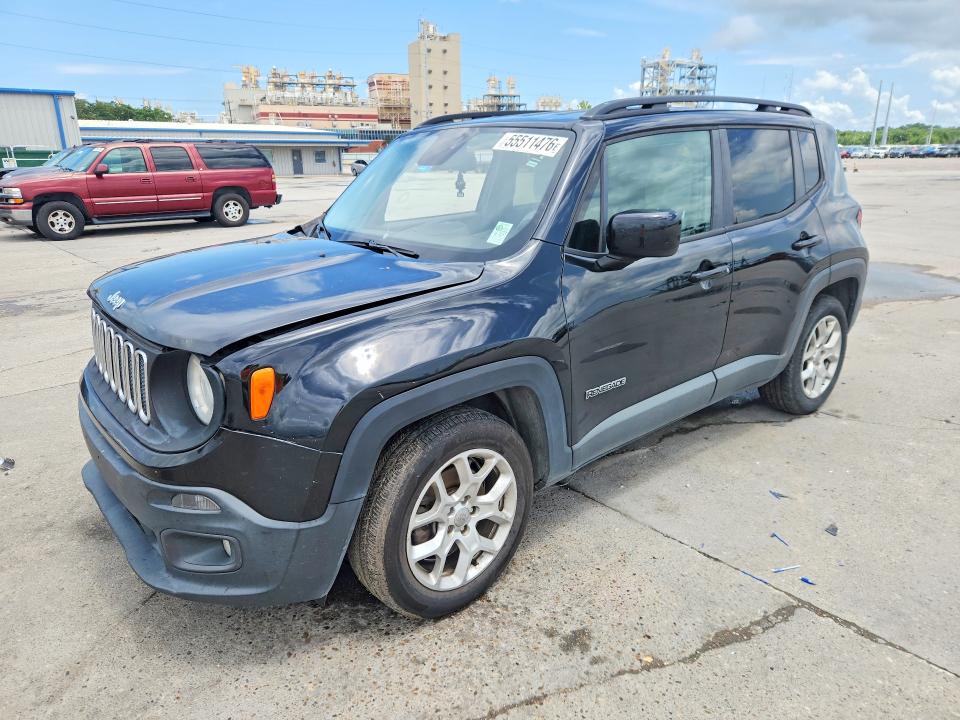 2016 Jeep VIN ZACCJABT4GPD88734 COPART salvage auction — FRONT END, La - Cert Of Title-Salvage, sold $900 on 2026-08-12 (photo 1)