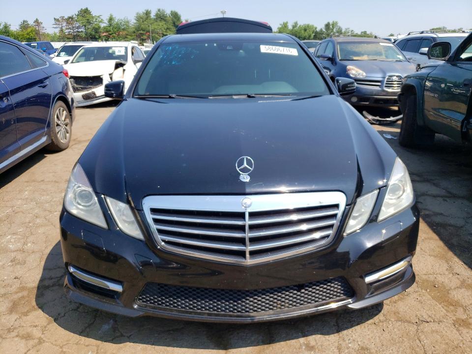2012 Mercedes-benz E-klasse VIN WDDHF9BB9CA556459 COPART salvage auction — REAR END, Ct - Cert Of Title-Salvage, sold $1,050 on 2026-07-10 (photo 5)