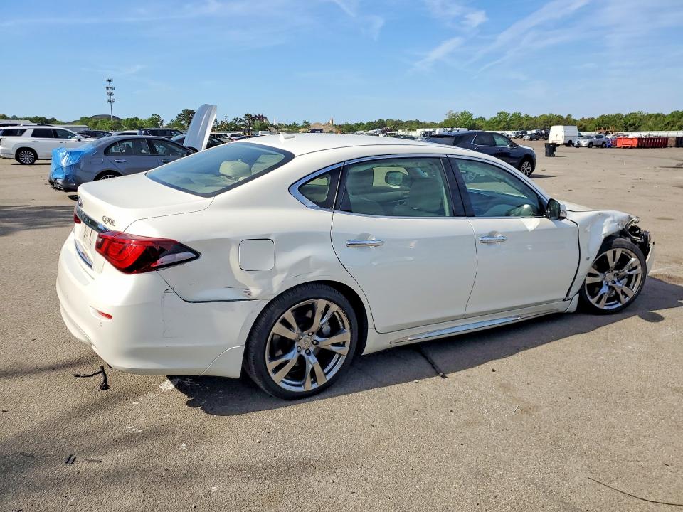 2017 Infiniti Q70 VIN JN1BY1PRXHM210804 COPART salvage auction — FRONT END, Ny - Mv-907A Salvage Certificate, sold $1,700 on 2026-07-20 (photo 3)