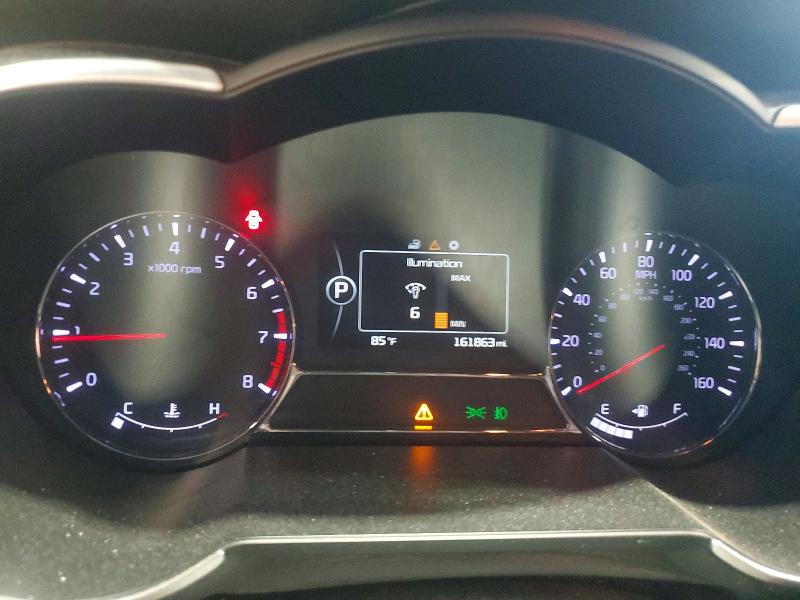 2014 Kia Optima VIN 5XXGR4A75EG268409 COPART salvage auction — FRONT END, Pa - Certificate Of Salvage, sold $550 on 2026-07-16 (photo 9)