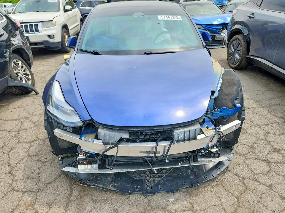 2021 Tesla Model 3 VIN 5YJ3E1EB5MF981335 COPART salvage auction — FRONT END, Ma - Cert Of Title-Reconstrctd Coll, sold $6,700 on 2026-07-02 (photo 5)
