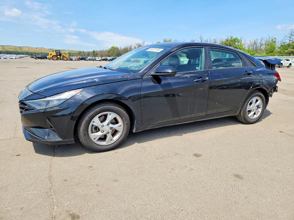 2021 Hyundai Elantra VIN KMHLL4AG5MU105165 COPART salvage auction — REAR END, Ny - Mv-907A Salvage Certificate, sold $2,800 on 2026-07-13 (photo 1)