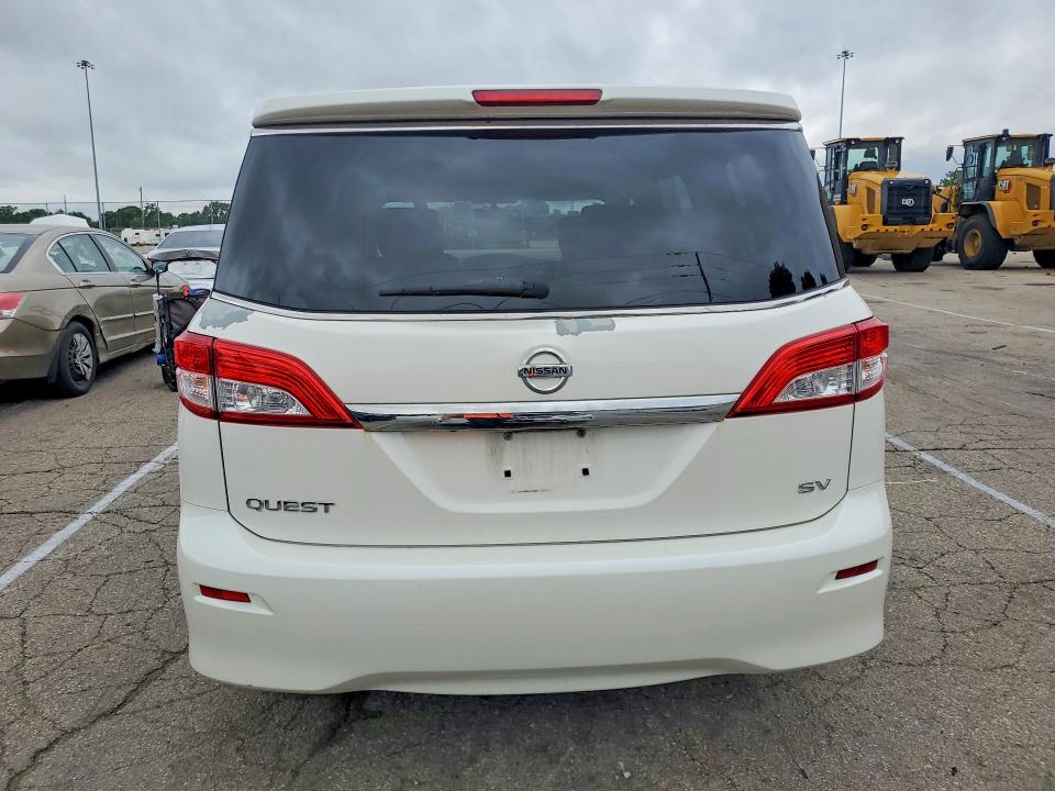 2015 Nissan Quest VIN JN8AE2KP0F9122748 COPART salvage auction — MINOR DENT/SCRATCHES, Oh - Certificate Of Title, sold $900 on 2026-07-06 (photo 6)