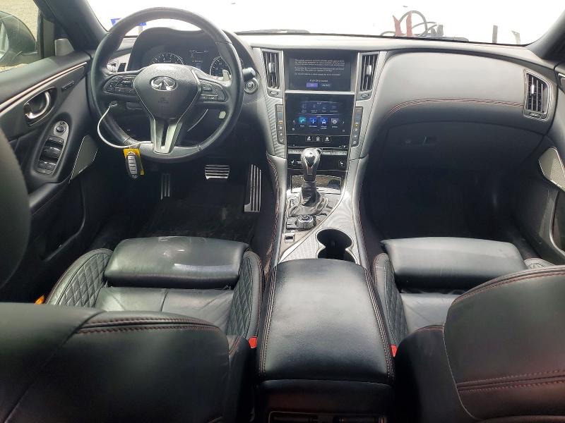 2019 Infiniti Q50 VIN JN1FV7ARXKM800515 COPART salvage auction — REAR END, Tx - Salvage Vehicle Title, sold $8,800 on 2026-07-14 (photo 8)