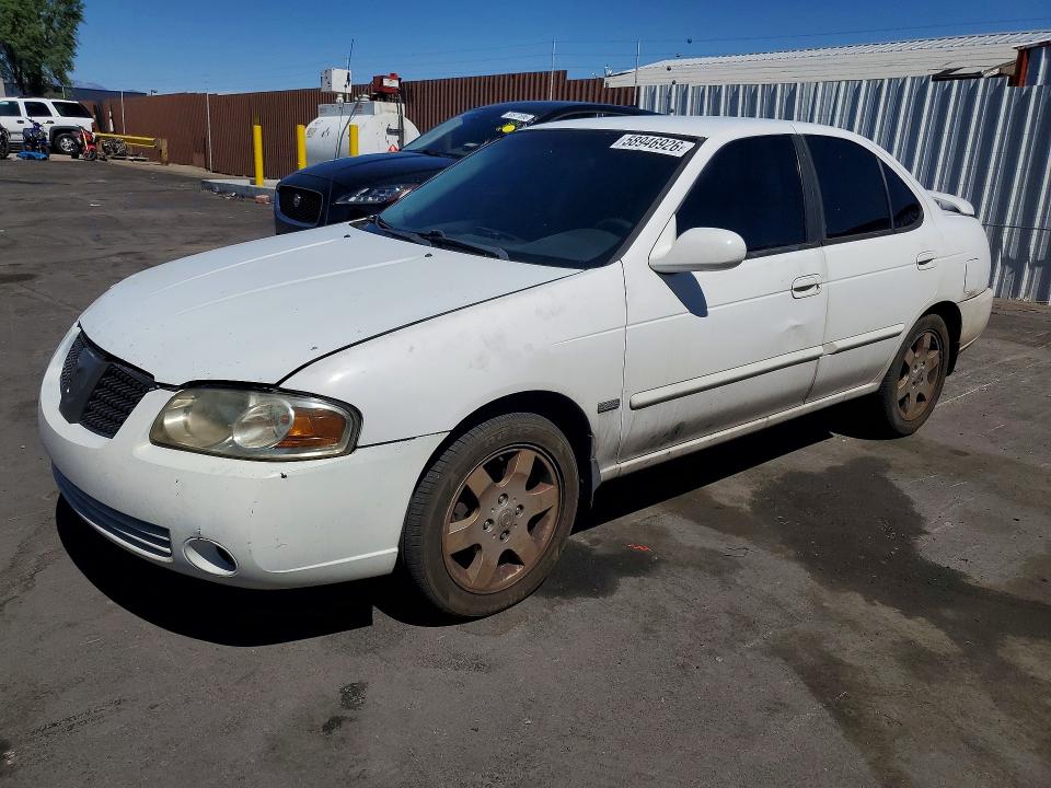 2006 Nissan Sentra VIN 3N1CB51D46L546482 COPART salvage auction — FRONT END, NV - SALVAGE TITLE, sold $450 on 2026-07-08 (photo 1)
