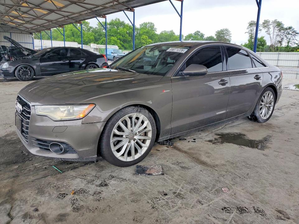 2012 Audi A6 VIN WAUGGAFC9CN127402 COPART salvage auction — REAR END, Ga - Cert Of Title-Salvage, sold $1,550 on 2026-07-30 (photo 1)