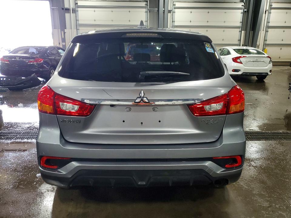 2019 Mitsubishi Outlander VIN JA4AP3AU4KU014900 COPART salvage auction — HAIL, Mn - Cert Of Title-Salvage, sold $375 on 2026-07-21 (photo 6)