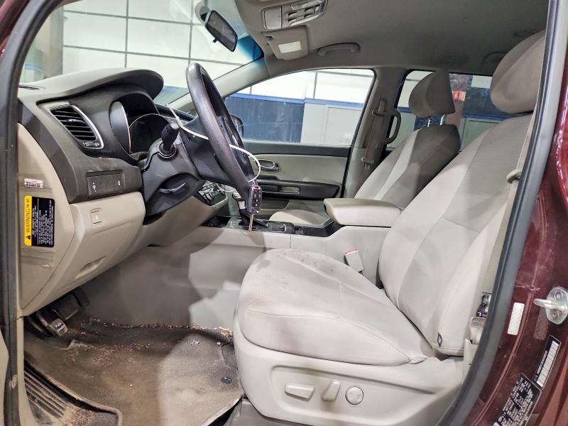 2017 Kia SEDONA VIN KNDMB5C16H6308506 COPART salvage auction — MINOR DENT/SCRATCHES, PA - CERT OF TITLE, sold $2,600 on 2026-07-27 (photo 7)