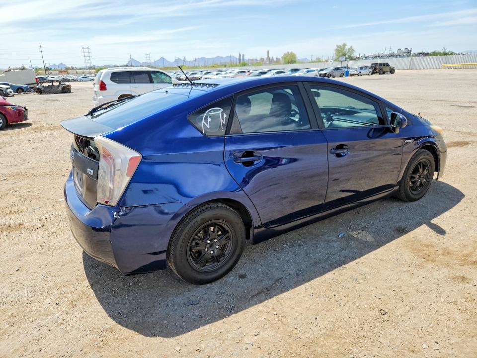 2012 Toyota Prius VIN JTDKN3DU7C1561514 COPART salvage auction — REAR END, Az - Cert Of Title-Restored Salvage, sold $550 on 2026-07-17 (photo 3)