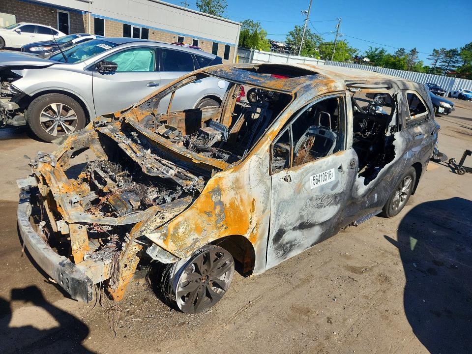 2021 Toyota Sienna VIN 5TDYSKFC6MS028298 COPART salvage auction — BURN, CT - CERT OF TITLE-PARTS ONLY SALVA, sold $500 on 2026-07-17 (photo 1)