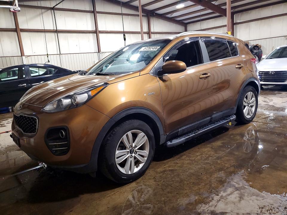2017 Kia Sportage VIN KNDPMCAC0H7184601 COPART salvage auction — FRONT END, Nj - Cert Of Title-Salvage, sold $2,850 on 2026-07-17 (photo 1)