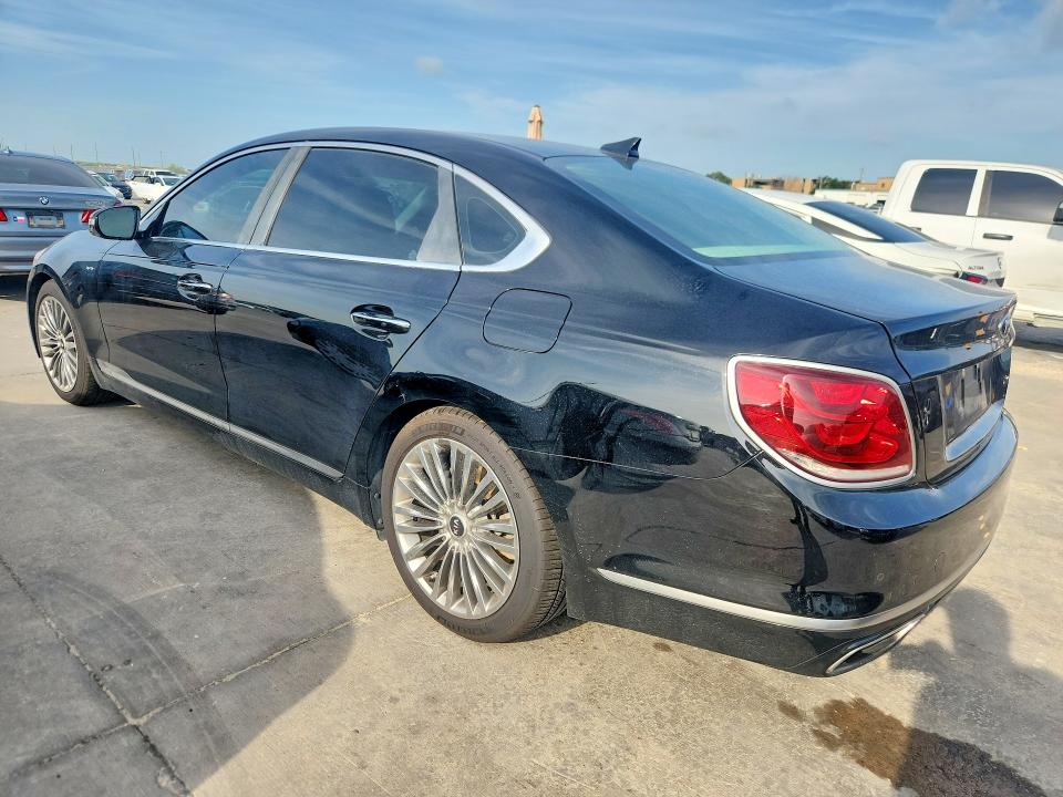 2019 Kia K900 VIN KNAS34J69K6014471 COPART salvage auction — WATER/FLOOD, Tx - Salvage Title-Flood Damage, sold $6,300 on 2026-07-02 (photo 2)