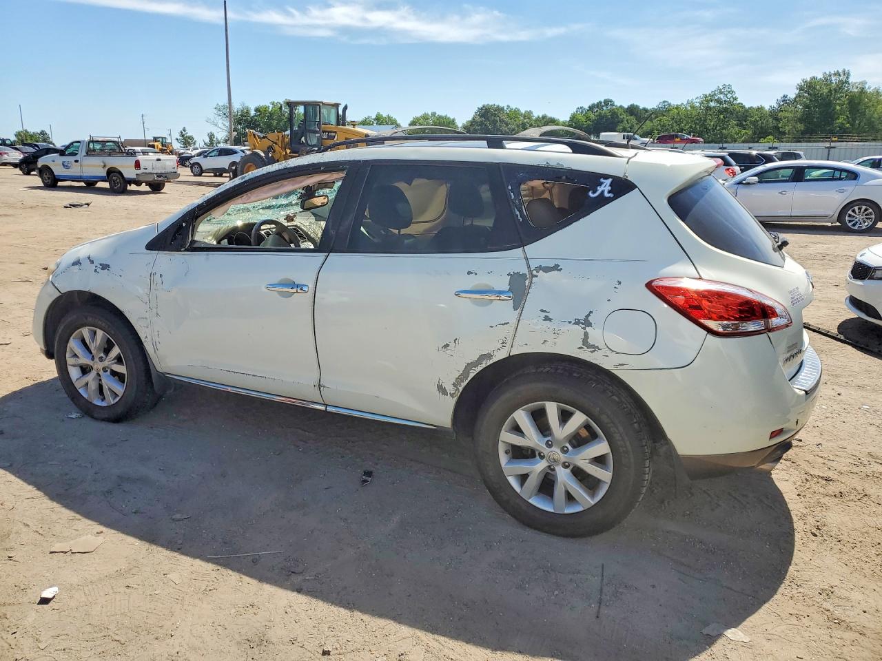 2011 Nissan Murano VIN JN8AZ1MU4BW059893 COPART salvage auction — Rollover, AL - CERT OF TITLE-SALVAGE TITLE, sold $475 on 2026-07-02 (photo 2)