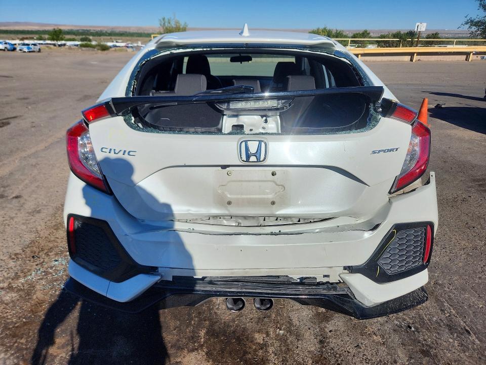 2018 Honda Civic VIN SHHFK7H43JU236521 COPART salvage auction — REAR END, NM - CERT OF TITLE-SALVAGE, sold $300 on 2026-07-30 (photo 6)