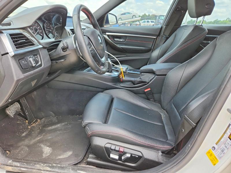 2016 BMW 3er VIN WBA8E9G59GNU30615 COPART salvage auction — FRONT END, Tx - Salvage Vehicle Title, sold $70 on 2026-07-30 (photo 7)