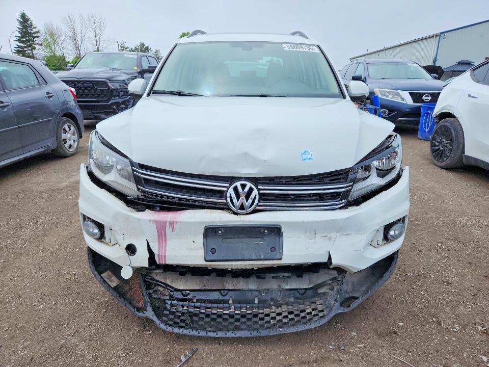 2016 Volkswagen Tiguan VIN WVGJV7AX7GW504722 COPART salvage auction — FRONT END, On - Permit Salvage, sold $3,650 on 2026-08-04 (photo 5)