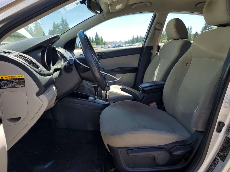 2010 Kia Forte VIN KNAFU4A29A5247881 COPART salvage auction — FRONT END, WA - BILL OF SALE, sold $225 on 2026-07-21 (photo 7)