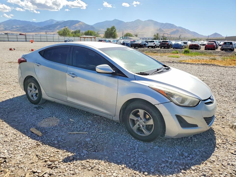 2014 Hyundai Elantra VIN KMHDH4AE3EU184700 COPART salvage auction — FRONT END, Ut - Certificate Of Title, sold $425 on 2026-07-10 (photo 4)