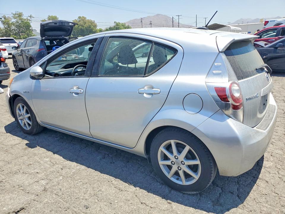 2012 Toyota Prius VIN JTDKDTB3XC1014749 COPART salvage auction — MINOR DENT/SCRATCHES, Ca - Salvage Certificate, sold $2,400 on 2026-07-02 (photo 2)