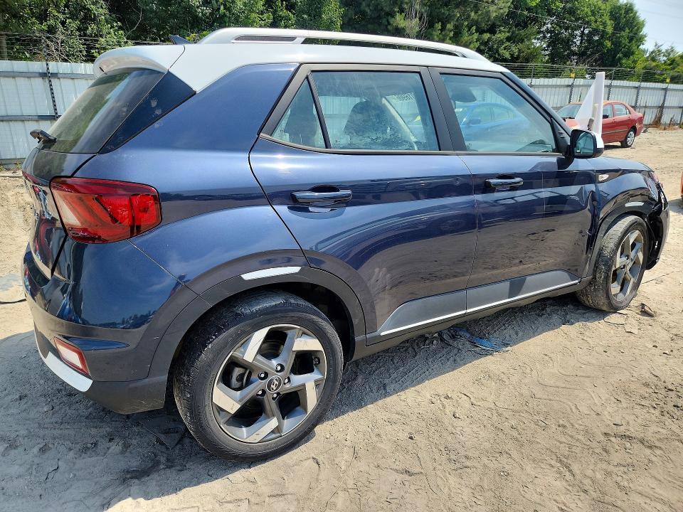 2022 Hyundai Venue VIN KMHRC8A37NU209415 COPART salvage auction — FRONT END, VA - CERT OF TITLE - SALVAGE, sold $575 on 2026-07-21 (photo 3)