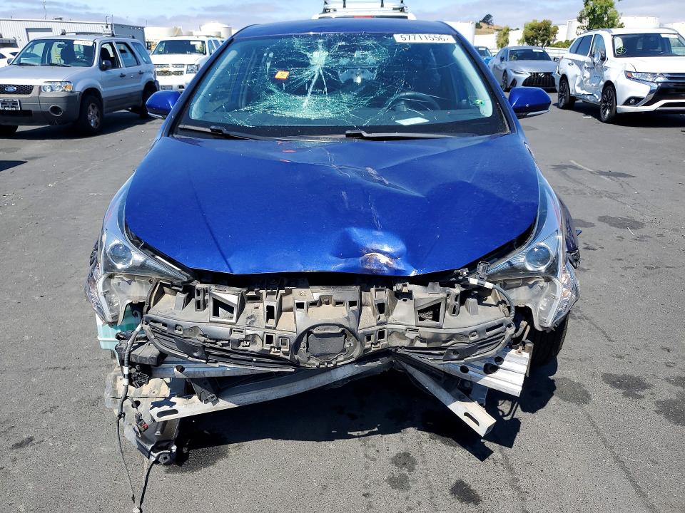 2017 Toyota Prius VIN JTDKBRFU6H3558219 COPART salvage auction — FRONT END, CA - SALVAGE CERTIFICATE, sold $2,100 on 2026-07-13 (photo 5)