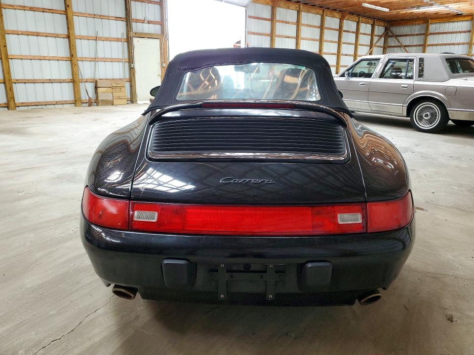 1995 Porsche 911 VIN WP0CA2994SS340993 COPART salvage auction — MINOR DENT/SCRATCHES, Ny - Mv-907A Salvage Certificate (P), sold $42,750 on 2026-07-27 (photo 6)