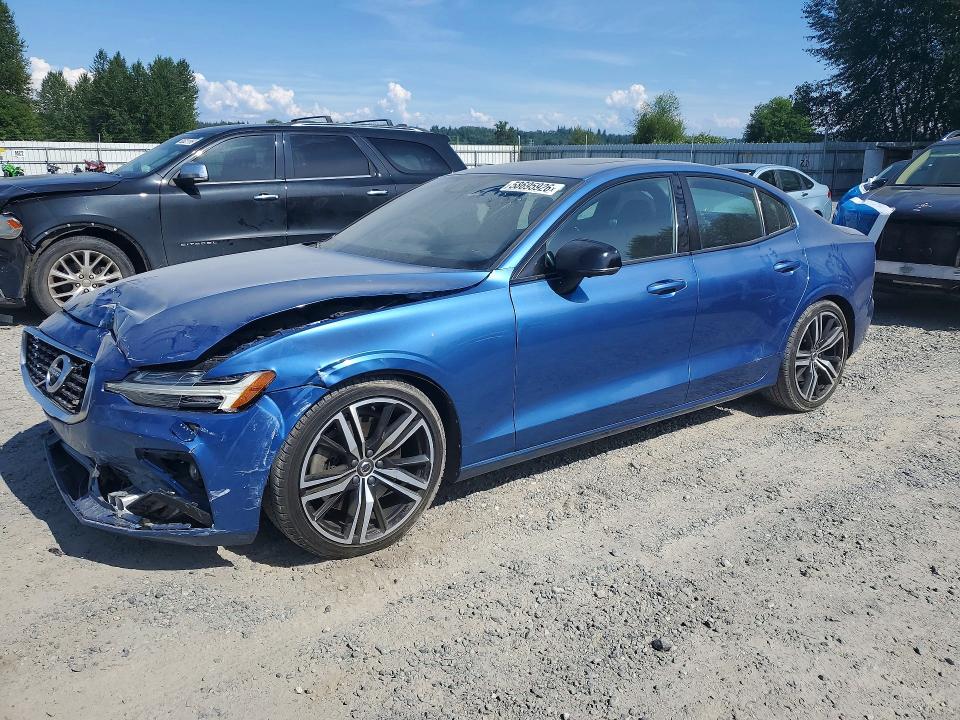 2020 Volvo S60 VIN 7JRA22TM9LG039367 COPART salvage auction — FRONT END, Wa - Bill Of Sale, sold $5,000 on 2026-08-12 (photo 1)