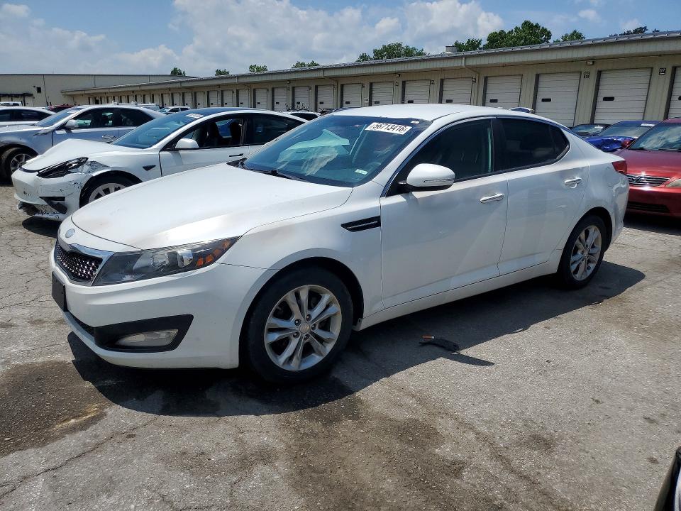 2013 Kia Optima VIN 5XXGM4A70DG202282 COPART salvage auction — VANDALISM, Ky - Cert Of Title-Salvage, sold $875 on 2026-07-27 (photo 1)