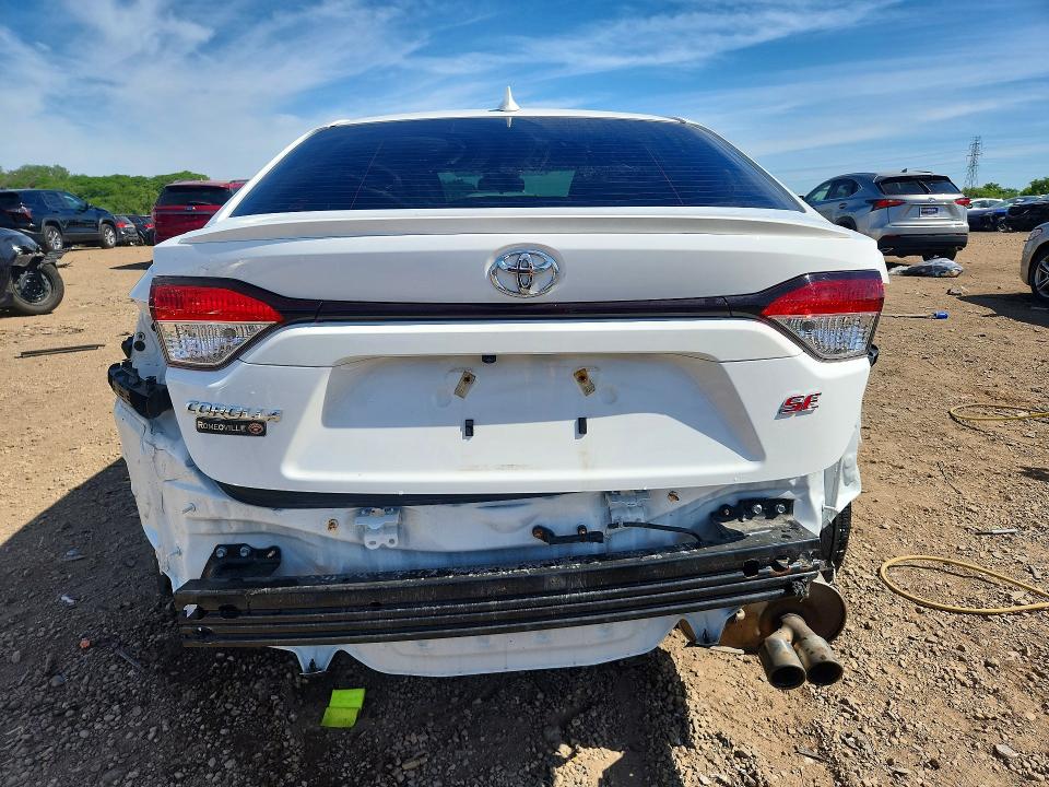 2024 Toyota Corolla VIN JTDS4MCE4R3521634 COPART salvage auction — REAR END, Il - Salvage Certificate, sold $8,600 on 2026-07-08 (photo 6)