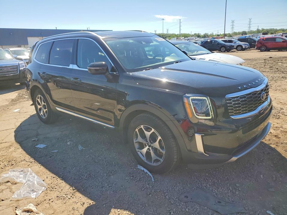2020 Kia Telluride VIN 5XYP3DHCXLG025028 COPART salvage auction — REAR END, Mi - Certificate Of Title, sold $4,850 on 2026-07-14 (photo 4)