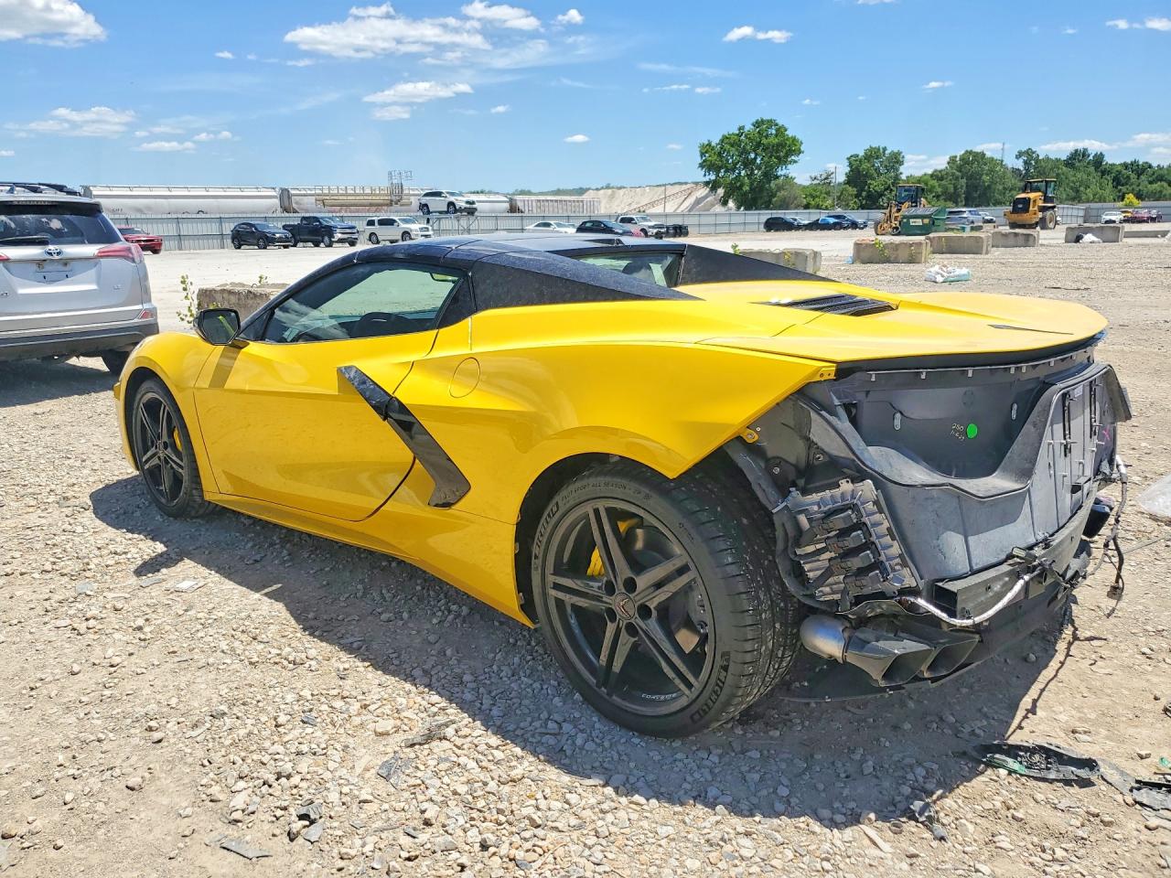 2026 Chevrolet Corvette Stingray VIN 1G1YB3D48T5106689 COPART salvage auction — Rear End, MO - SALVAGE CERTIFICATE OF TITLE, sold $64,000 on 2026-07-07 (photo 2)